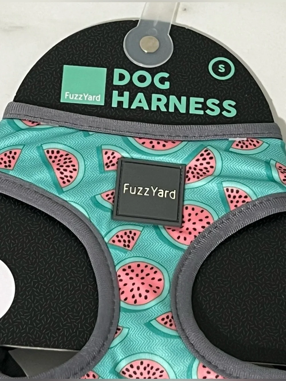 S FUZZYARD Premium Adjustable Dog Harness Vest NWT Small Watermelon Summer Fruit